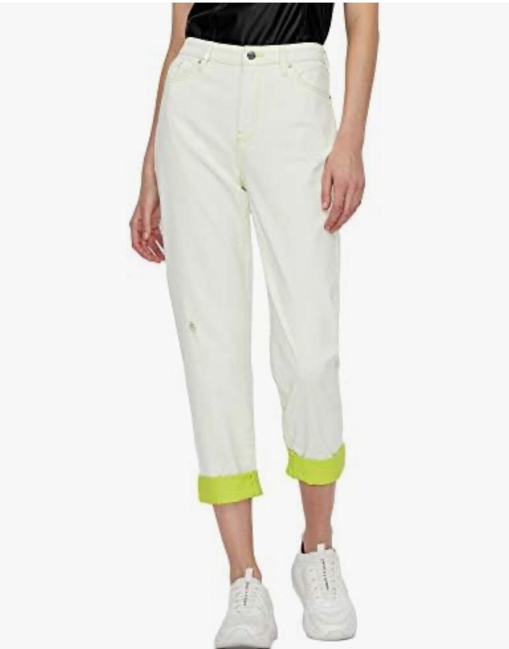 NWT ARMANI EXCHANGE Boyfriend Fit Women's Jeans Pistachio Soft Girl Casual 26R